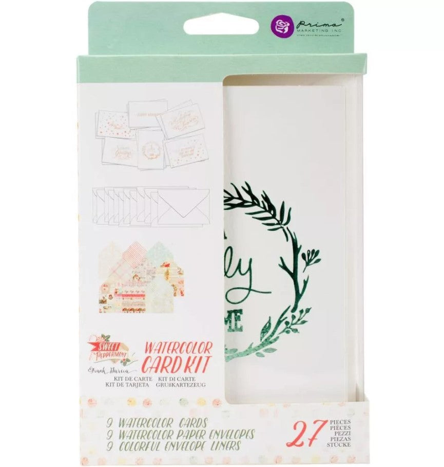 Christmas Watercolor Card Kit